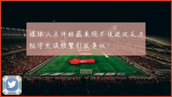 媒体人点评林葳表现不佳进攻乏力防守失误频繁引发争议