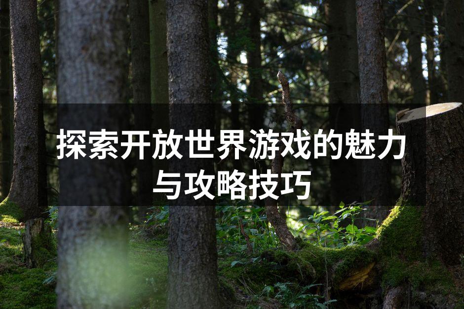 开放世界游戏的精彩瞬间